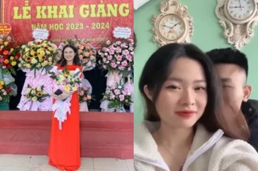 Cô giáo Mai Quỳnh Trang 21 tuổi cùng học sinh ứ ừ