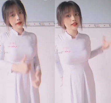 Em nữ sinh bị phang há hốc cả mồm