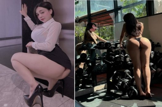 Gymer mông to nhảy phát nào, thích là phát
