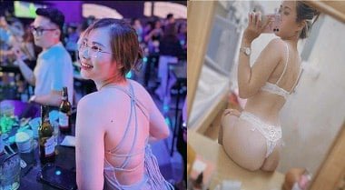 Khánh Ngân đi quẩy tưng bừng tại quán bar