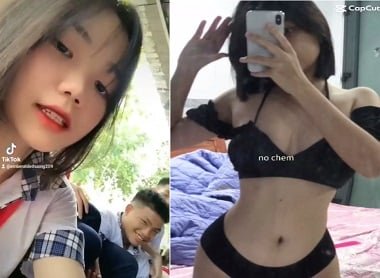 Em gái xinh đẹp và cặp mông căng tròn