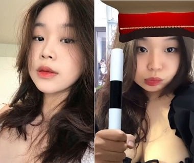Em gái ngực khủng nằm ngửa khoe vòng một để được xoạ