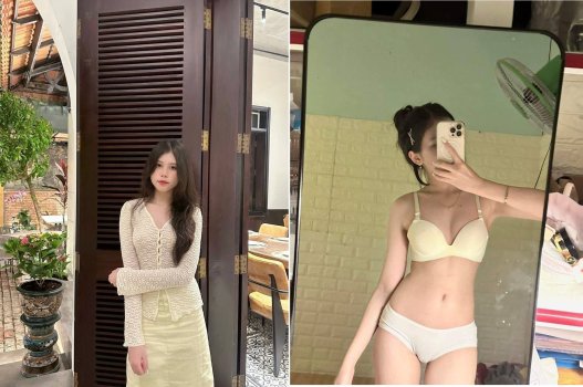 Cô học sinh quyến rũ khiến cu cứng đờ