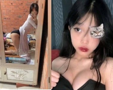 Nữ sinh đang tìm chỗ để 