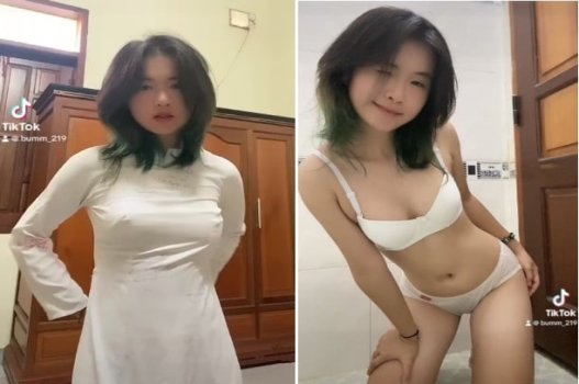 Nữ sinh vú to bị bạn đụ khiến chảy nước